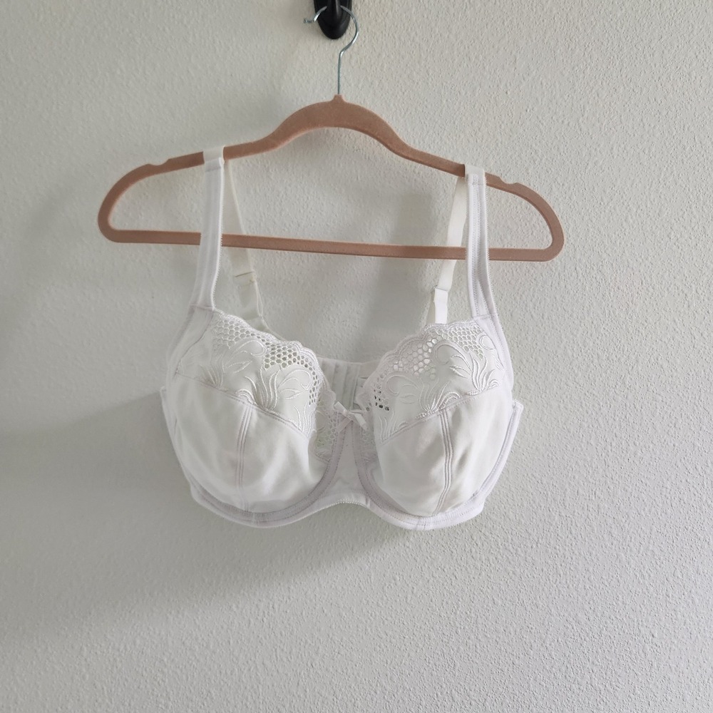 Embroidered Full Coverage Underwire Bra US 38I UK 38F